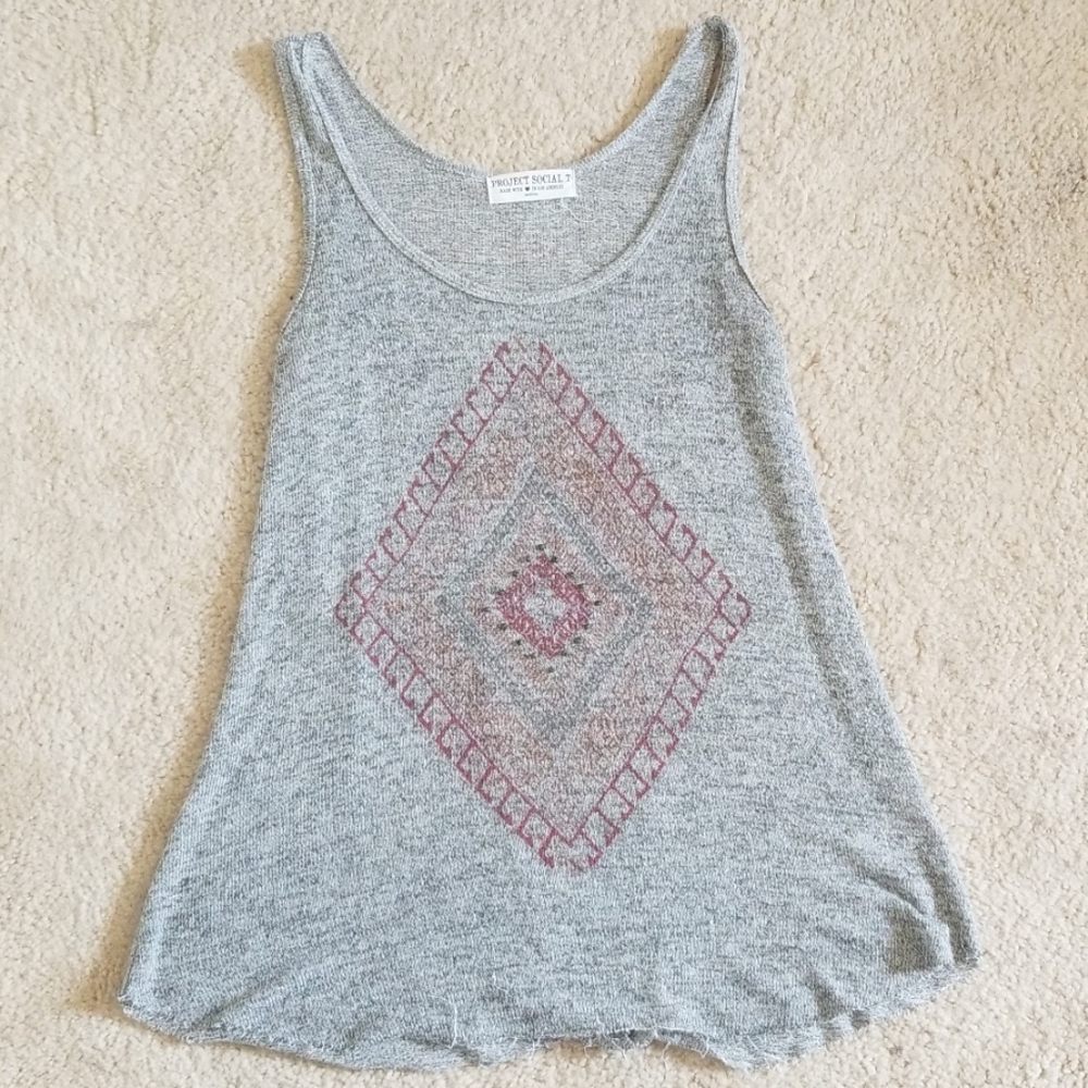Project Social T Grey Tank
